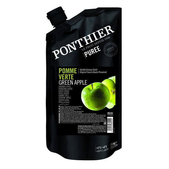 Obrázek produktu PONTHIER PYRÉ zelené jablko (Green apple) chlazené 6x1kg