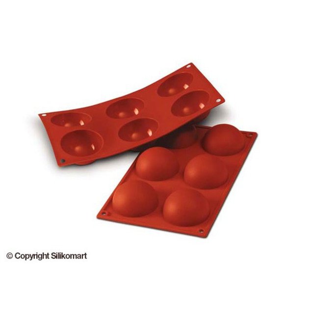 Obrázek produktu SIL FORMA SILIKON terakota 6x polokoule pr.7cm