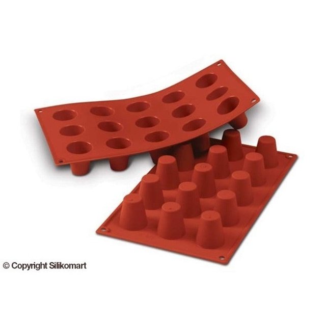 Obrázek produktu SIL FORMA SILIKON terakota - BABA pr.35mm v.38mm 30ml 15ks