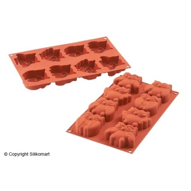 Obrázek produktu SIL FORMA SILIKON terakota - SOVA 74x66 mm v.33 mm  84ml  8ks