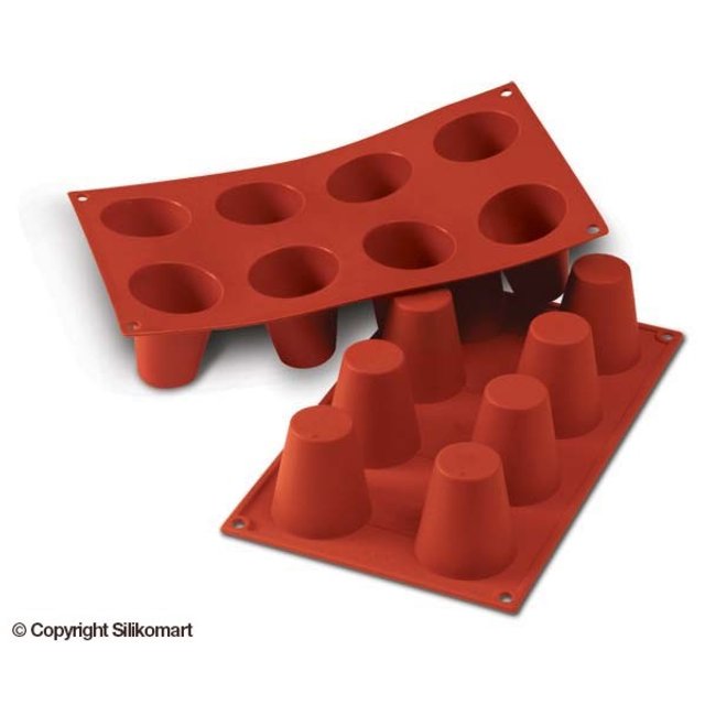 Obrázek produktu SIL FORMA SILIKON terakota - BABA  pr.55mm v.60mm 92ml 8ks