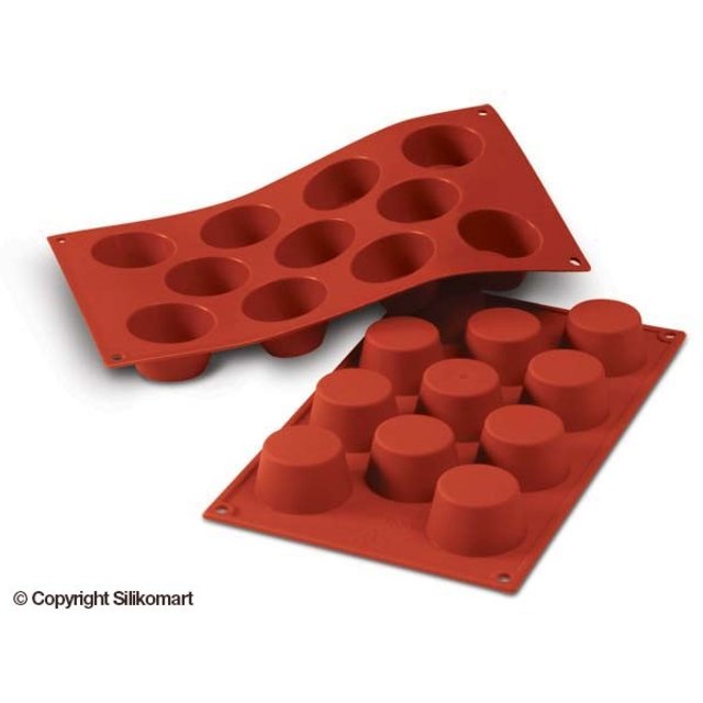 Obrázek produktu SIL FORMA SILIKON terakota - MUFFIN pr.51mm v.28mm 50ml 11ks