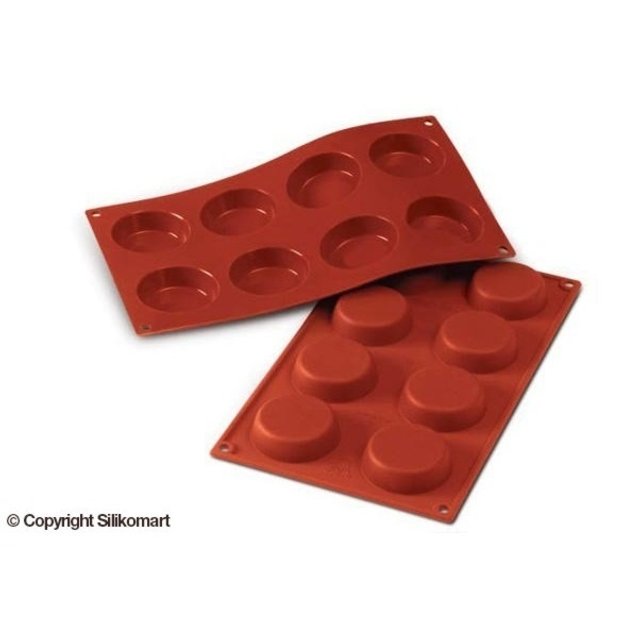 Obrázek produktu SIL FORMA SILIKON terakota - KOLÁČ pr. 60mm v.17 mm 42 ml 8 ks