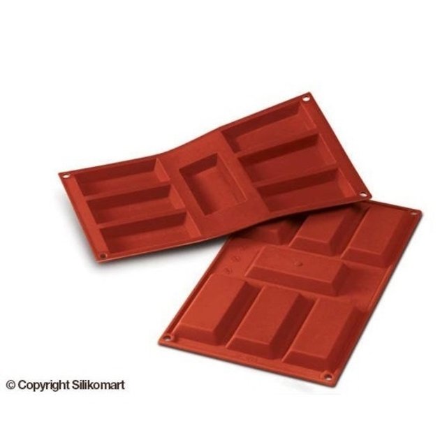 Obrázek produktu SIL FORMA SILIKON terakota -  KVÁDR 95X45 mm v. 12 mm 50 ml 7 ks