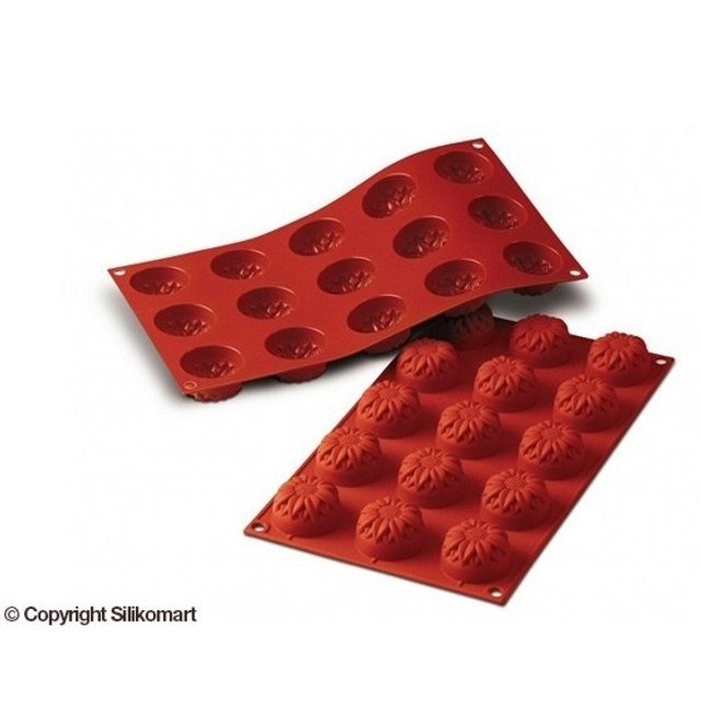 Obrázek produktu SIL FORMA SILIKON terakota - SLUNEČNICE Ø44mm v.27 mm  23ml  15ks