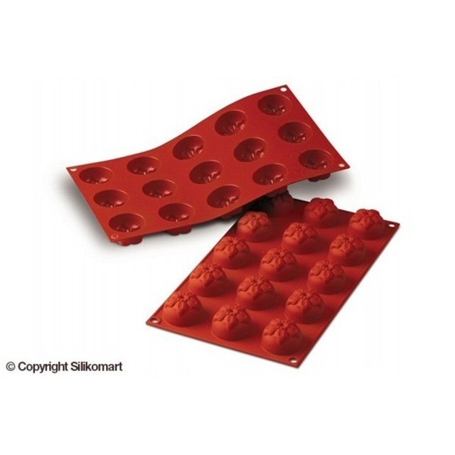 Obrázek produktu SIL FORMA SILIKON terakota - KYTIČKA  Ø44mm v.25 mm  23ml  15ks