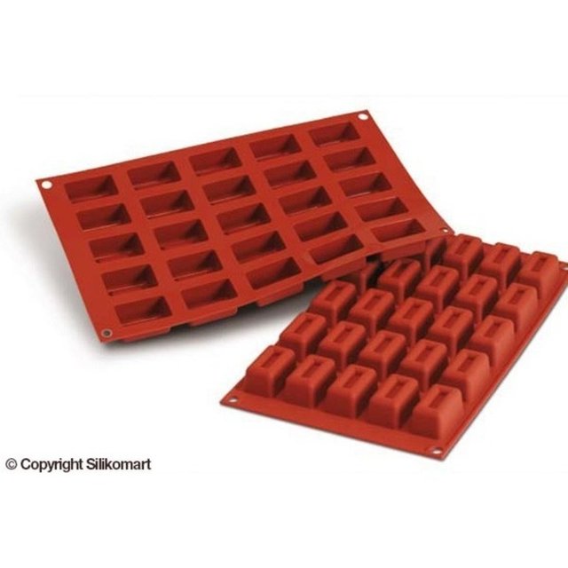 Obrázek produktu SIL FORMA SILIKON terakota - SAVARIN KVÁDR 41x23 mm v. 20  mm 16 ml 25 ks