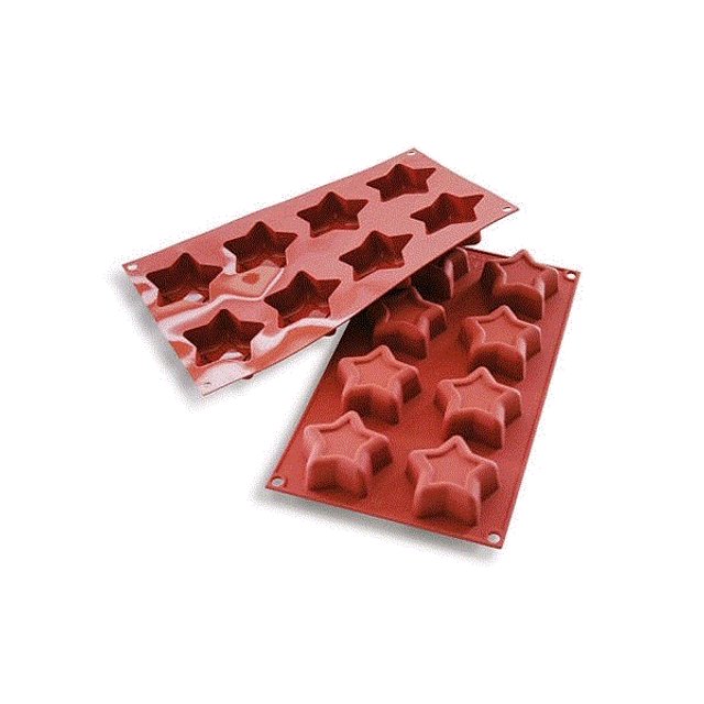 Obrázek produktu SIL FORMA SILIKON terakota - HVĚZDA pr.7mm v25mm 52,5ml 8ks