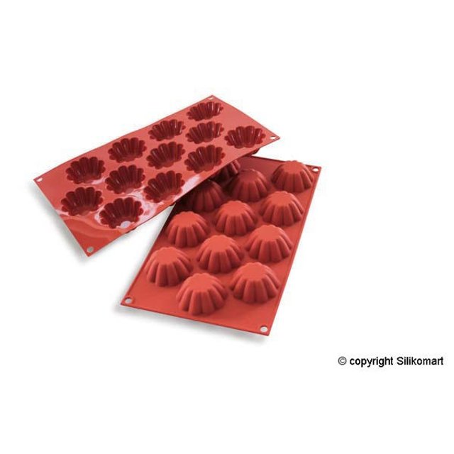 Obrázek produktu SIL FORMA SILIKON terakota - MINI BRIOŠKA pr.58mm v22mm 33ml 12ks