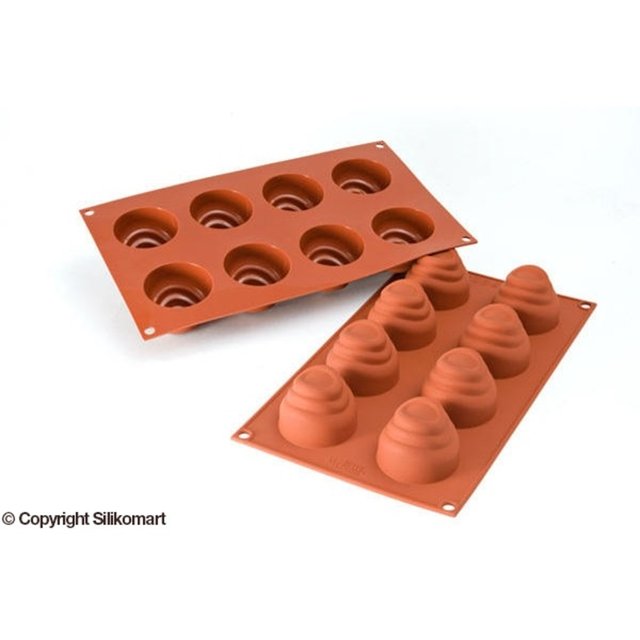 Obrázek produktu SIL FORMA SILIKON terakota -  FLU Ø55mm v.42 mm  70ml  8ks