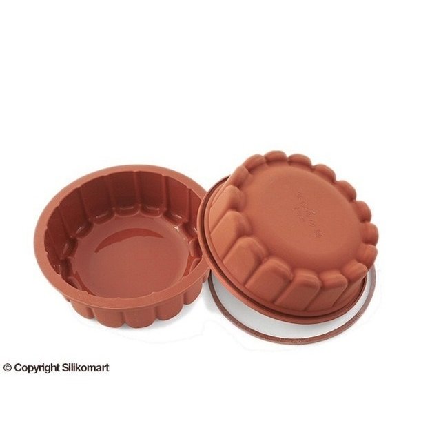 Obrázek produktu SIL FORMA SILIKON terakota - DORTOVÁ CHARLOTTE Ø180mm v. 60mm 1350ml 1ks