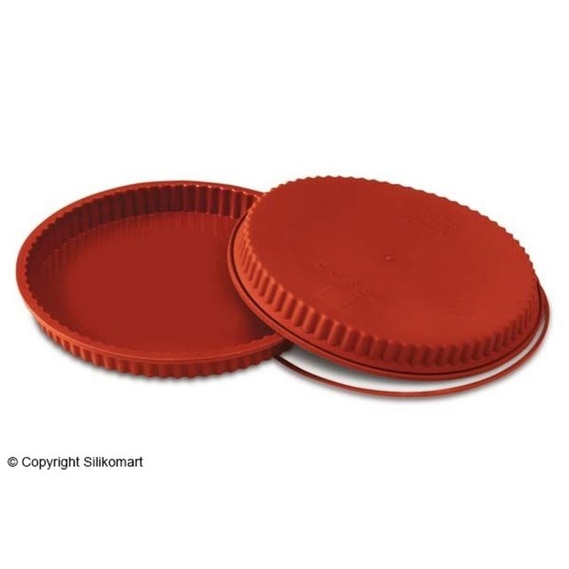 Obrázek produktu SIL FORMA SILIKON terakota - KOLÁČOVÁ VROUBKOVANÁ Ø240mm v.30mm 1250ml 1 ks