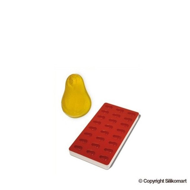 Obrázek produktu SIL FORMA na ŽELÉ -  HRUŠKA 40x26 mm v. 15 mm 10ml 24 ks