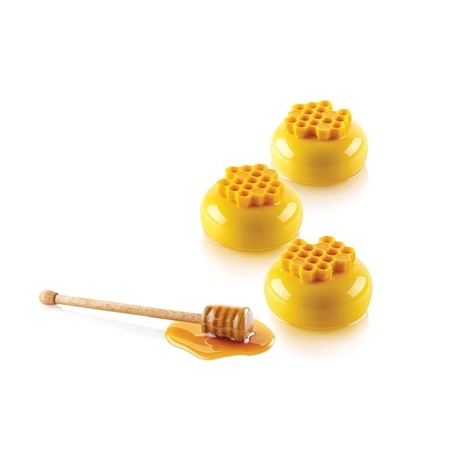 Obrázek produktu SIL FORMA SILIKON bílá - MIEL8 (medová plástev) pr.45mm,v.8mm 15ks