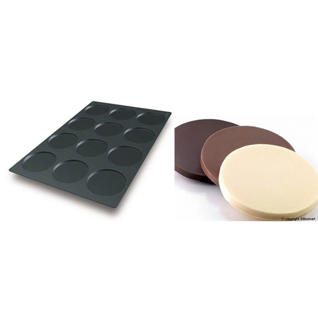 Obrázek produktu SIL Forma silikon černá 60x40cm 12xforma pr.12, v.1cm