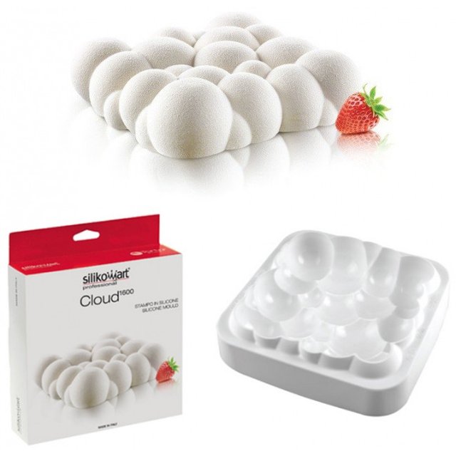 Obrázek produktu SIL FORMA SILIKON bílá-CLOUD 1600, 20x20x5,5cm 1650ml