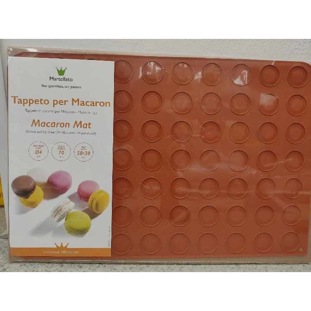 Obrázek produktu MA PODLOŽKA na MAKRONKY SILIKON - KULATÉ pr.4cm, 70ks,58x38cm