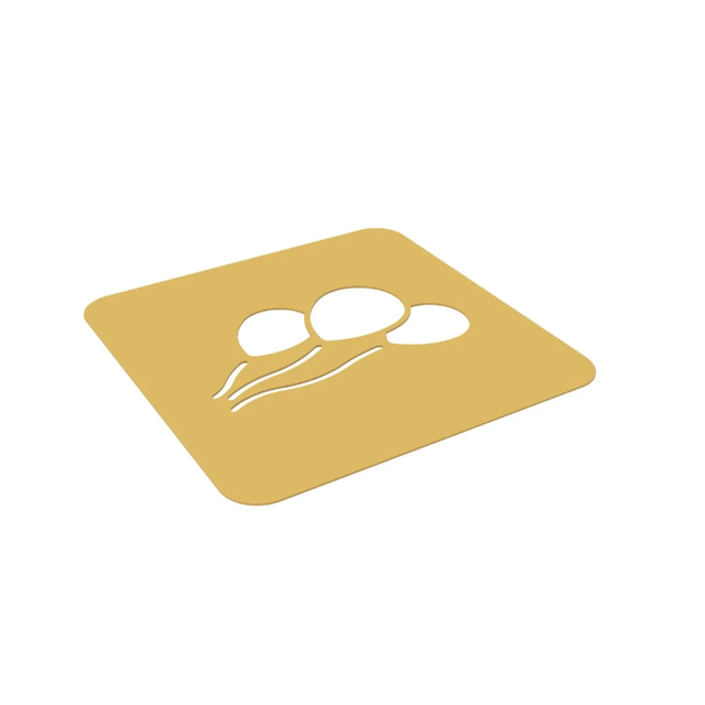 Obrázek produktu SIL ŠABLONA SILIKON - STENCIL PALLONCINO (balónky) pr.100mm, v.1mm 2ks, 2,7ml