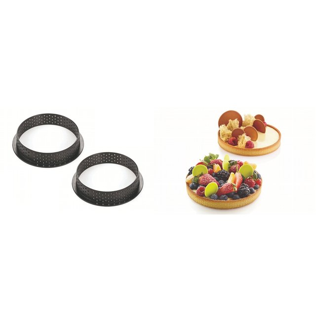 Obrázek produktu SIL Forma TARTE RING  děrovaný ráfek pr.15cm, v.2cm, 2ks