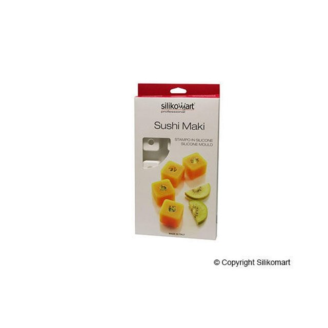 Obrázek produktu SIL FORMA SILIKON  bílá - SUSHI MAKI (SF175) 3,5x3,5x2,5 cm