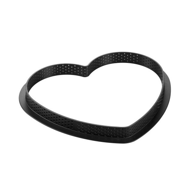 Obrázek produktu SIL TARTE RING RÁFKY perforované - SRDCE AMORE 205x190mm v.20mm 1ks