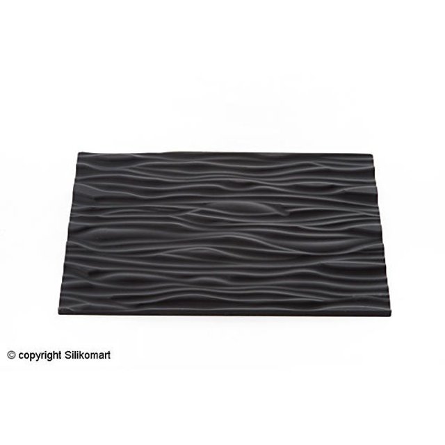 Obrázek produktu SIL PEČÍCÍ PLÁT SILKONON černý - RELIÉF DŘEVO k formě BUCHE 25x18,5x0,6cm