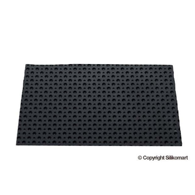 Obrázek produktu SIL Pečící plát černý - PUNTÍKY 25x18,5x0,6cm do formy BUCHE