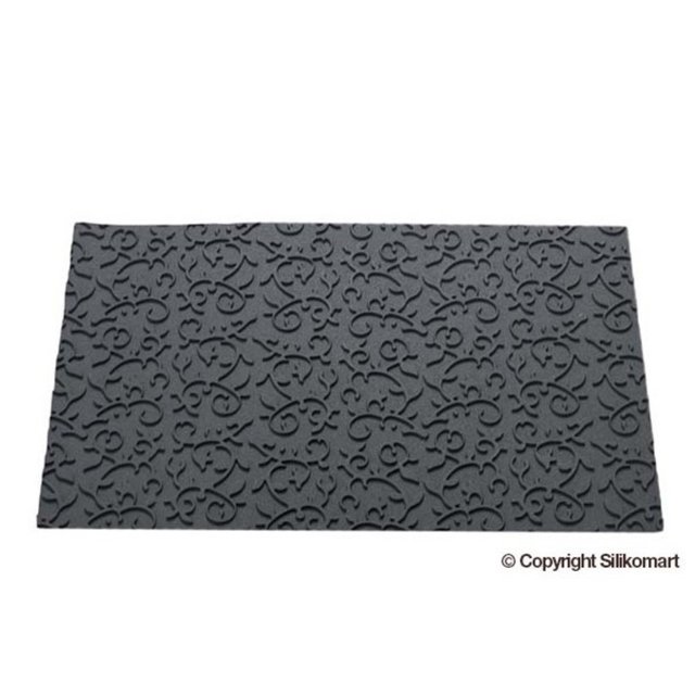 Obrázek produktu SIL PEČÍCÍ PLÁT SILKONON černý - RELIÉF ARABESKY  k formě BUCHE