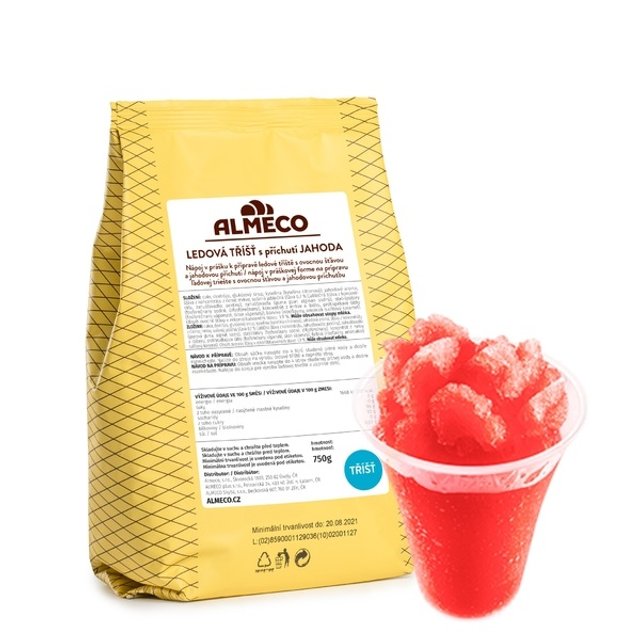 Obrázek produktu ALM Ledov.tříšť JAHODA 750gx16ks