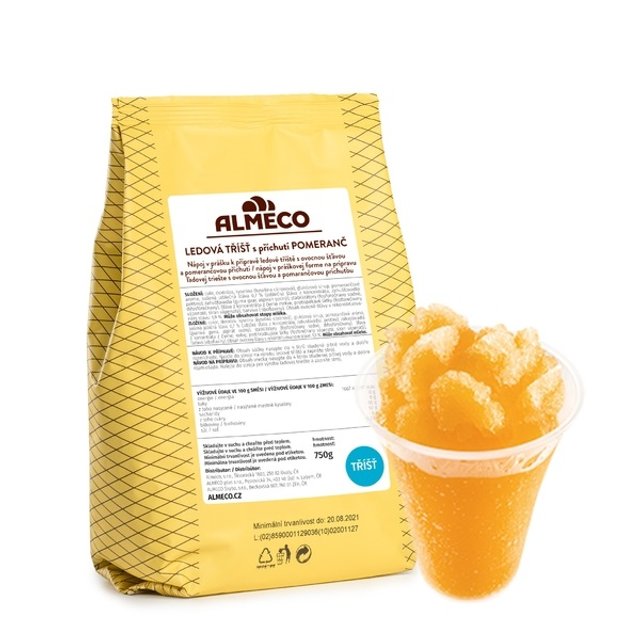 Obrázek produktu ALM Ledov.tříšť s příchutí POMERANČ 750gx16ks