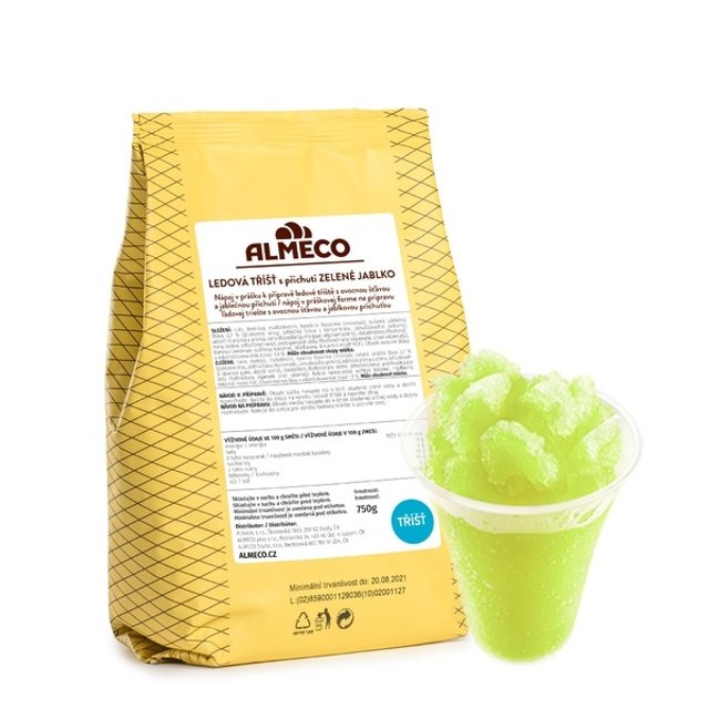Obrázek produktu ALM Ledov.tříšť ZELENÉ JABLKO750gx16ks