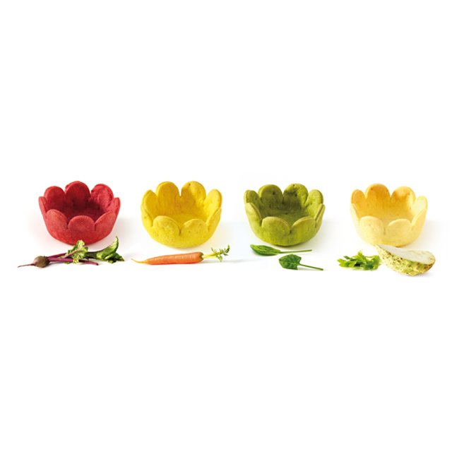 Obrázek produktu Korpus VEGGIE MIX (řepa, karotka, špenát, celer) pr.3cm 96ks