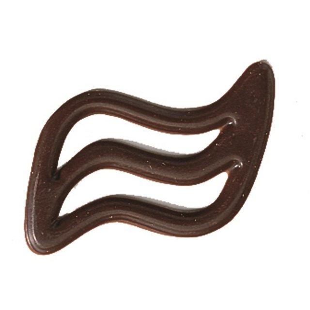 Obrázek produktu DEKOR VLNKA tmavá 5,5x3,4cm(LU191)510ks