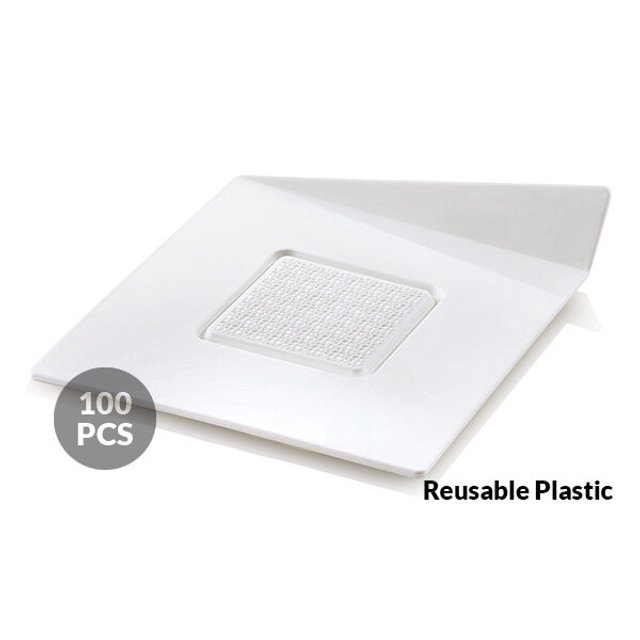 Obrázek produktu SIL PODNOS pod dezert ČTVERCOVÝ BÍLÝ 83x83mm 100ks