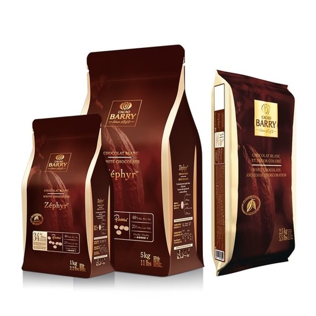 Obrázek produktu CB Čokoláda ZEPHYR bílá čokoláda 6x1kg