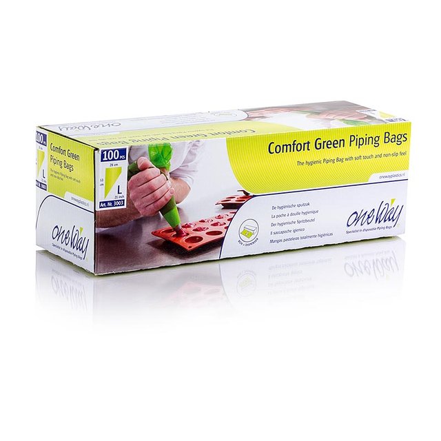 Obrázek produktu OW sáčky jednorázový zelený 53x28 cm 100 ks vel. L