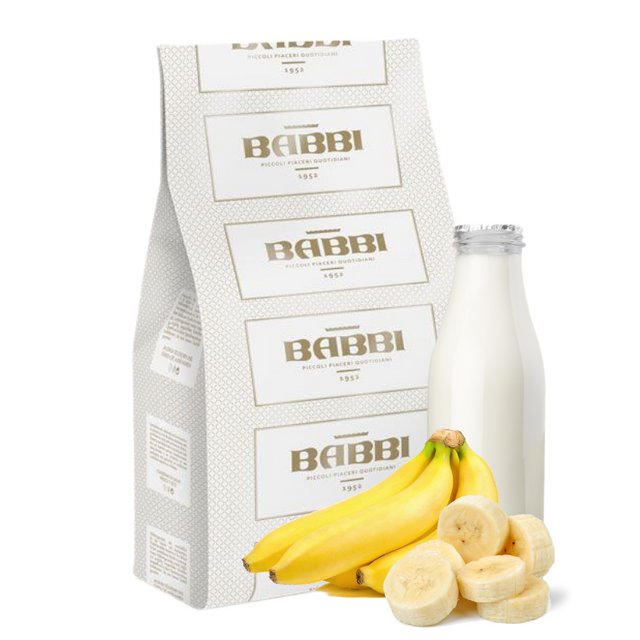 Obrázek produktu BABBI Lattelatte Banana con pezzi 8x1,25kg