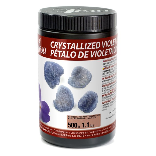 Obrázek produktu SOSA Květy violeta blossom(fialky)krystalizované kousky 1mm 500g