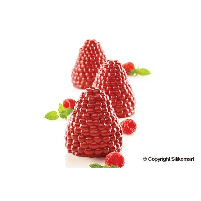 Obrázek produktu SIL FORMA SILIKON bílá - MORA A LAMPONE (ostružina a malina) 5x pr.6,5,v.6,7cm