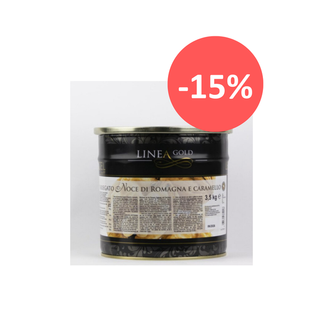 Obrázek produktu LEAGEL VARIEGATO VLAŠSKÝ OŘECH V KARAMELU ROMAGNA 1x3,5kg