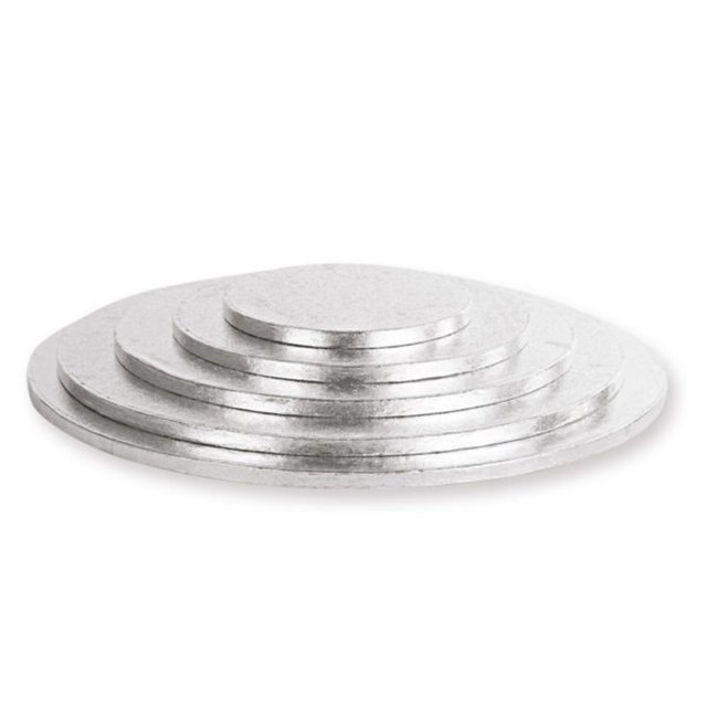 Obrázek produktu DECO PODLOŽKA DORTOVÁ SILNÁ - STŘÍBRNÁ pr.30cm v.1,2cm