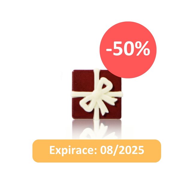 Obrázek produktu DOBLA Dekor Dárek s mašlí 2D 3,5x3,5cm 192ks - EXP.08/25 - ZVÝHODNĚNÁ CENA - SLEVA 50%