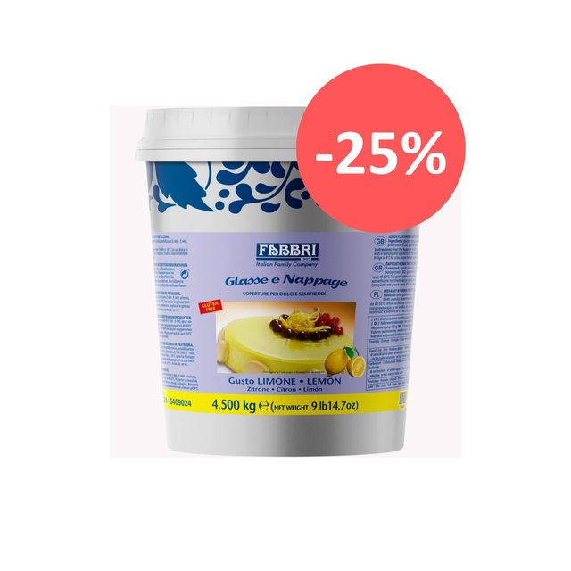 Obrázek produktu FABBRI nappage CITRON (glazé) 3x4,5kg - ZVÝHODNĚNÁ CENA - SLEVA 50%-EXP.10/25