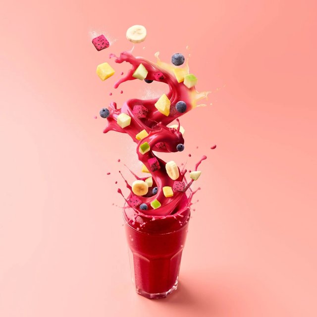 Obrázek produktu CROP´S SMOOTHIE DAZZLING DRAGON (růžové dračí ovoce, mango, banán, jablko, divoké borůvky) 15x150g