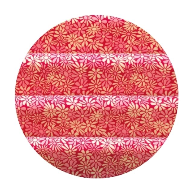 Obrázek produktu PCB TRANSFER FOLIE HIPPY růžové a bílé kytičky 40x25cm 17ks