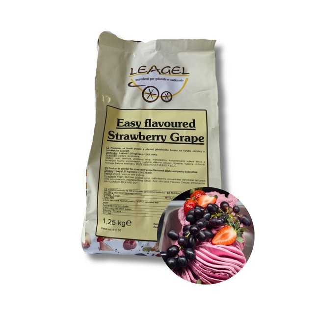 Obrázek produktu LEAGEL EASY FLAVOURED Strawberry grape (jahodové hroznové víno) 12x1,25kg