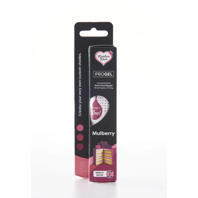 Obrázek produktu BARVA gelová PROGEL červená vínová MULLBERRY (wine red, dříve burgundy PGL206)